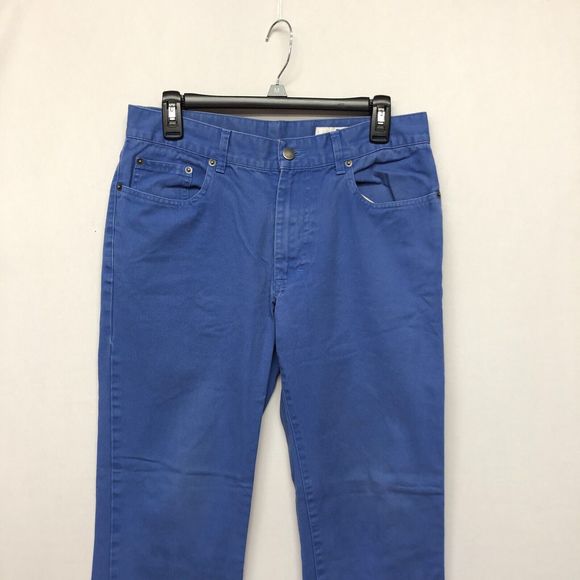 Peter Manning Men Straight Jeans Size 31x30 Blue Denim Made in USA B226 -15 - Picture 11 of 16